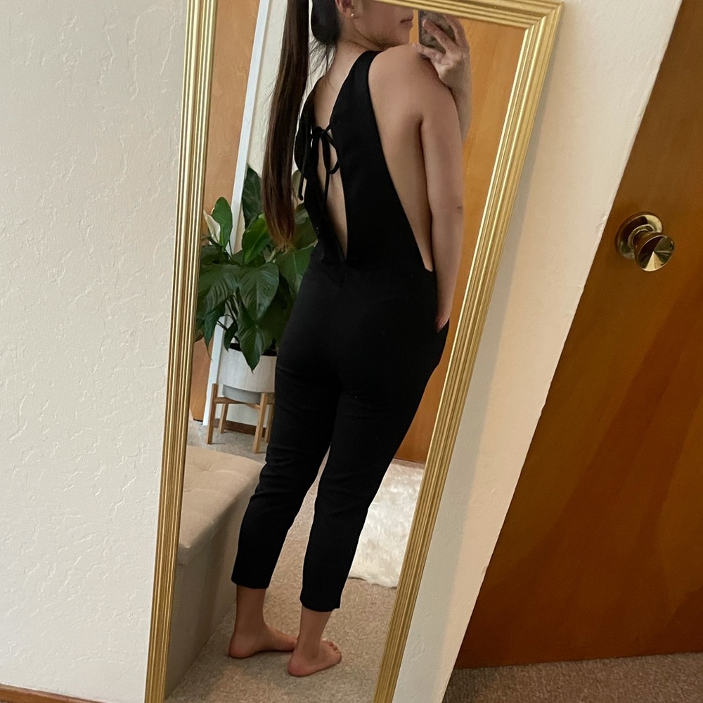 Black Jumpsuit with Pockets